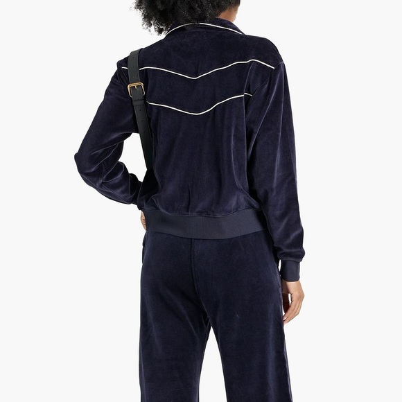 Nili Lotan Andreas Velour Track Jacket - Picture 2 of 12